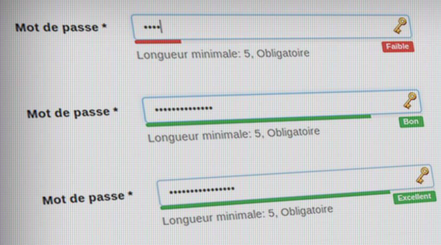 Illustration de l'article Strength Password Indicator Pour Play2