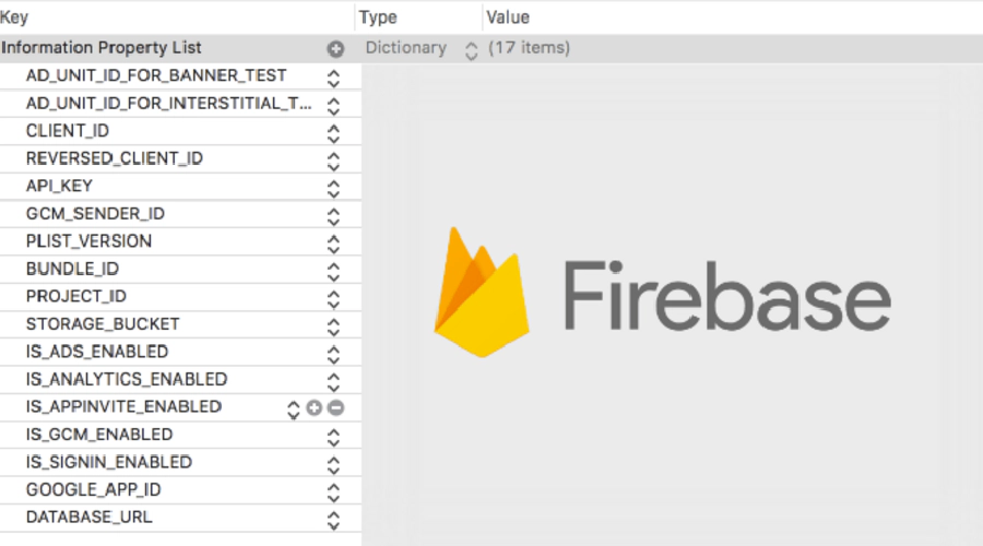 Illustration de l'article Firebase + XCode