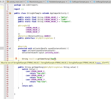 Warning sur un paramètre non attendu